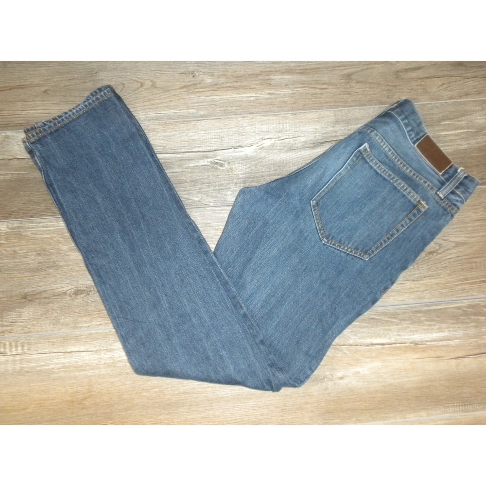 J Crew‎ Jeans 31x32 Blue Denim The Driggs Slim Fit Straight Leg Mid Wash C9894
